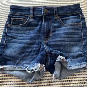 American Eagle hi rise shortie 0
